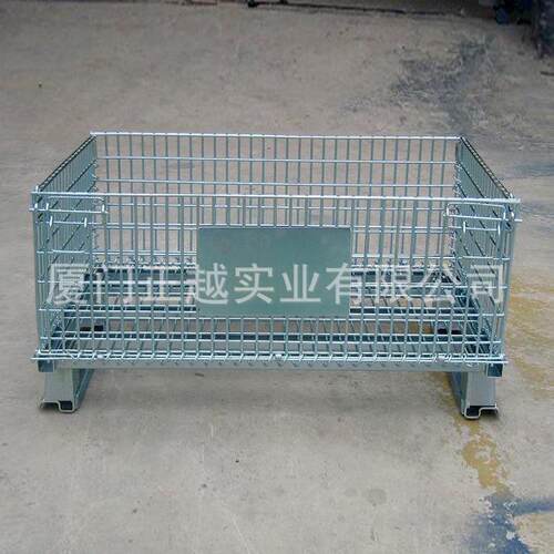 厂家直销折叠式仓储笼,仓储笼厂，金属仓库笼，移动折叠笼