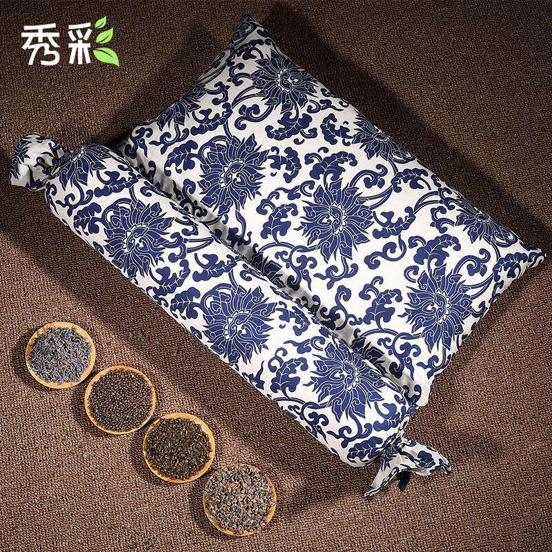 护颈椎枕头颈椎专用护颈枕圆柱睡觉枕荞麦枕头圆形组合护颈椎助眠