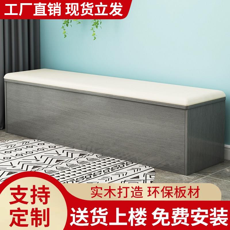 实木卡座咖啡厅储物家用小户型饭厅大容量定制长条沙发凳桌椅组合