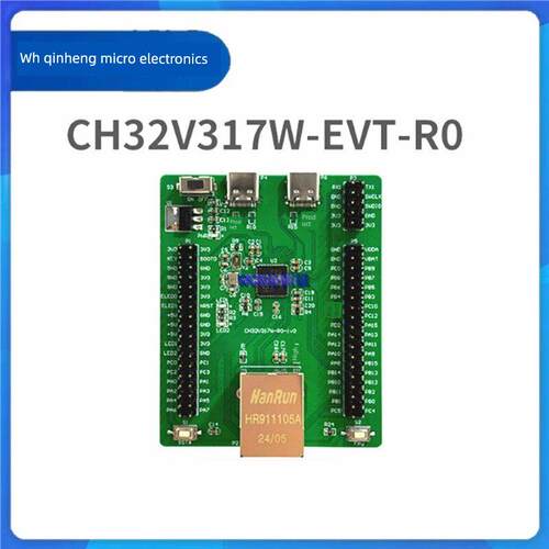 CH32V317W-EVT-R0评估板/开发板 CH32V317WCU6工控板 内置百兆PHY