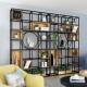 简约工业展示架loft风物屏风客厅架现代玄关铁隔断艺置书架储物柜