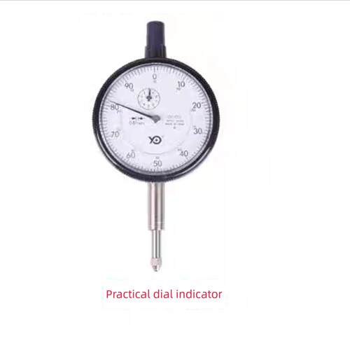 青羽机械百分表0-10mm0.01防震指示表指针式校准表