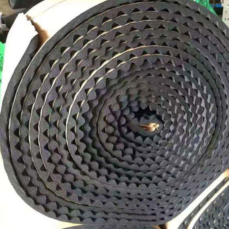 定制橡塑鸡蛋棉隔音棉墙体室内保温自粘海绵ktv消音棉阻燃鸡蛋棉