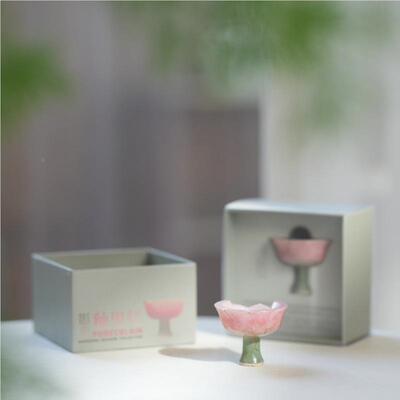 杭州博物馆冰箱贴手影青釉里高RBR足杯同款伴礼西湖旅游文创纪念