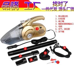 打气一体充气泵 灰尘4合一车载吸尘器室内插电胎压测量车内新款