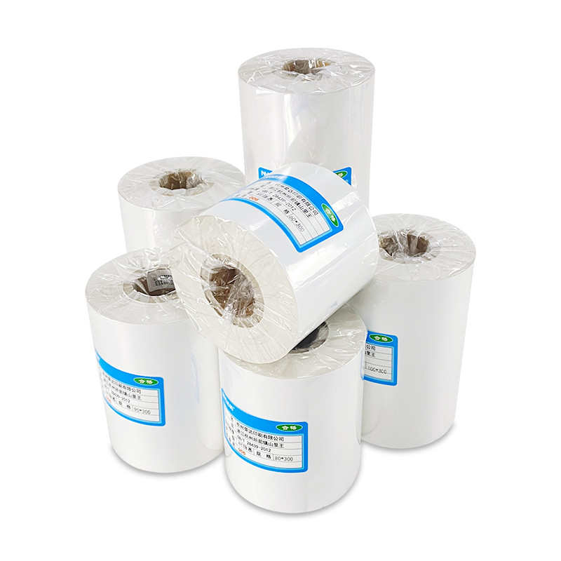 商品80哑110x300m带白色转印热 卷 打印色带合成纸7090带 打印机
