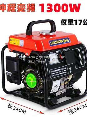 便携式汽油发电机1000w220v伏家用小型迷你户外低静音车载发电机