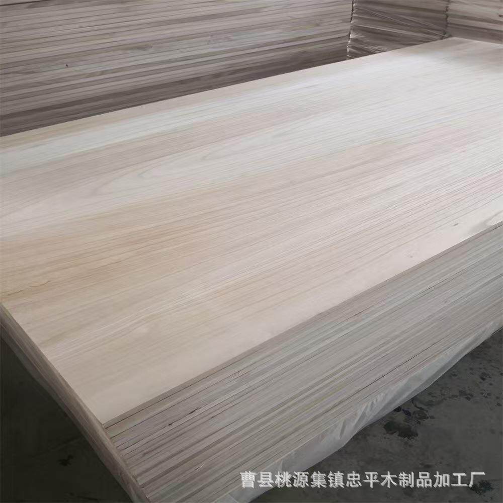供应桐木拼板隔板装修装饰板材建筑建材集成材桐木家具衣柜板材