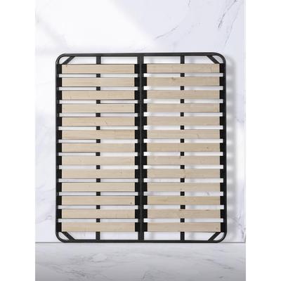 钢木排骨架床架子实木加厚加密静音折叠床架床板榻榻米地台龙骨架