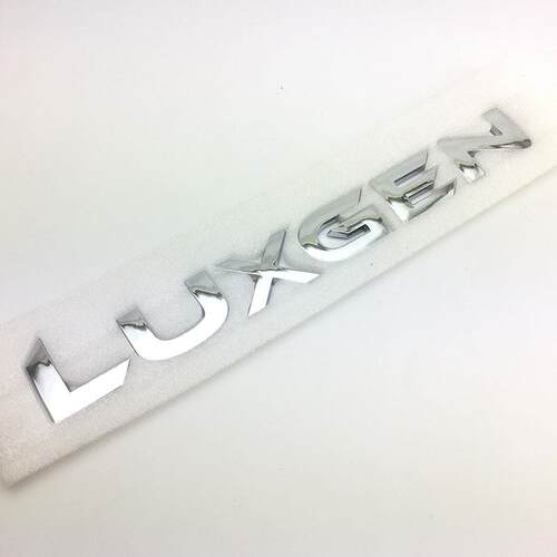 纳智捷英文车标 大7 SUV/S5/优6 U6/U7 LUXGEN字母後备尾箱车标志