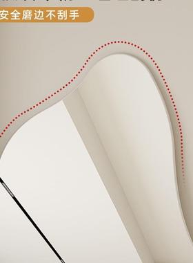 镜服形子轻家奢全身镜用穿衣卧室MMG壁挂贴墙装店不规则异网红落