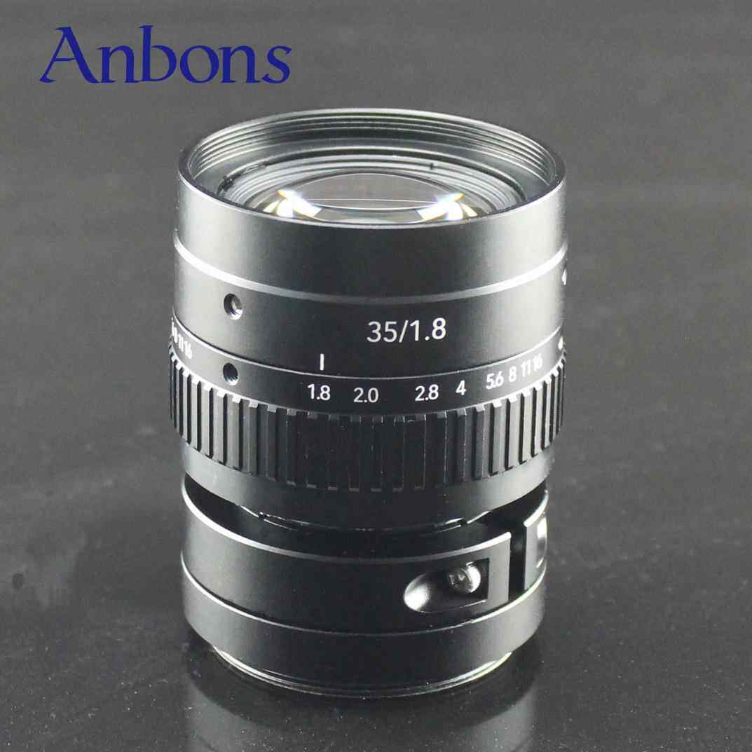 ANBON华睿工业相机镜头LS35mmF1.8线扫工业镜头8k5um相机镜头