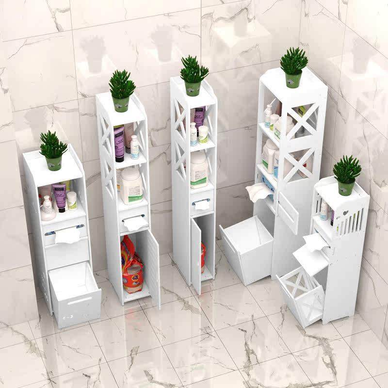 防水落地收纳柜夹缝卫生间置物架厕所马桶边柜浴室洗澡间储物柜窄,家庭/个人清洁工具,浴室角架/置物架,淘宝优惠券,粉丝福利购,淘宝优惠卷