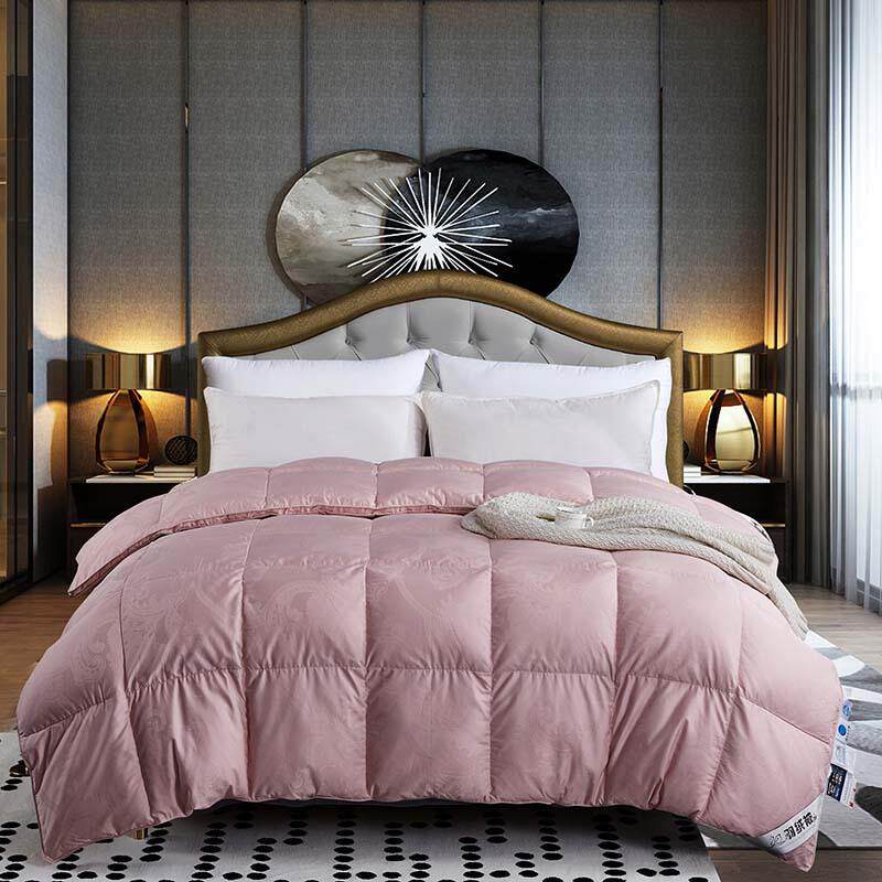 厂家纯棉大提花丽莎双层立体自充绒自封口羽绒被壳半成品