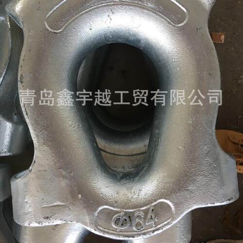 缆绳用铸造管式套环船用表面热镀锌大规格
