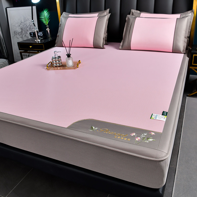 简约草席软笠三件套凉席夏季席床藤冰双人款冰感凉jw丝艾草可折叠,床上用品,冰丝席,淘宝优惠券,粉丝福利购,淘宝优惠卷