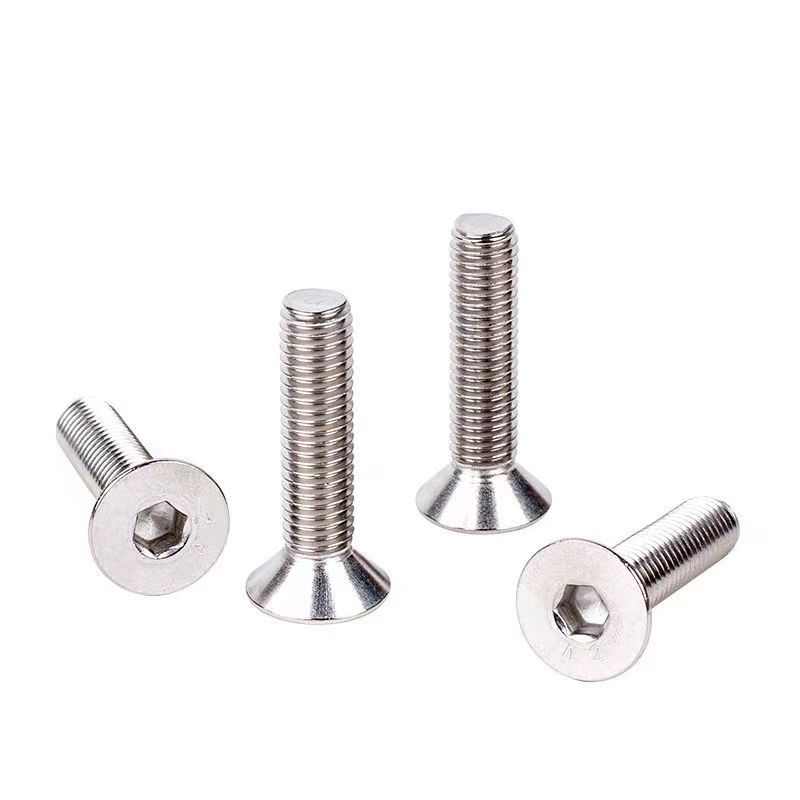 不锈钢201内六角沉头螺钉M3-M12平头螺杆平杯螺钉内六角螺丝优惠