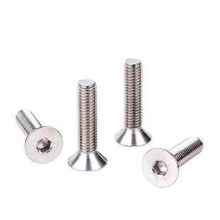 SS304内六角沉头螺钉GB70.3不锈钢平头内六角螺丝DIN7991平杯螺丝