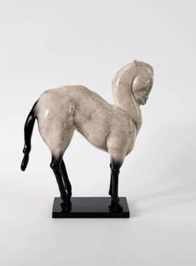 中式复树古脂新马雕塑艺术GT-A009摆件展厅酒店会玄关书所房电视