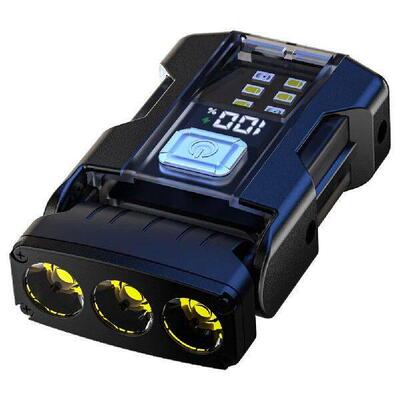 COB+SMD LED Super Bright Flashlight Power Display Mini
