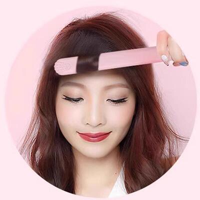 2-in-1 Styling Iron: Negative Ion Small Straightening and Cu