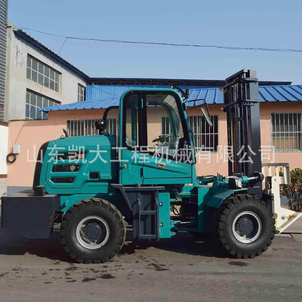 全液压多功能搬运车工程车内燃式装卸车工地搬运装卸货四驱叉车