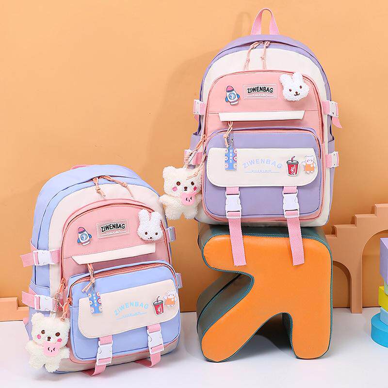 女孩拉杆书包中学生大容量小学生三到六年级护脊减负超轻202新款