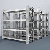 食品厂架304冷库重型仓库物置架不锈钢物商用地下室储货架仓储