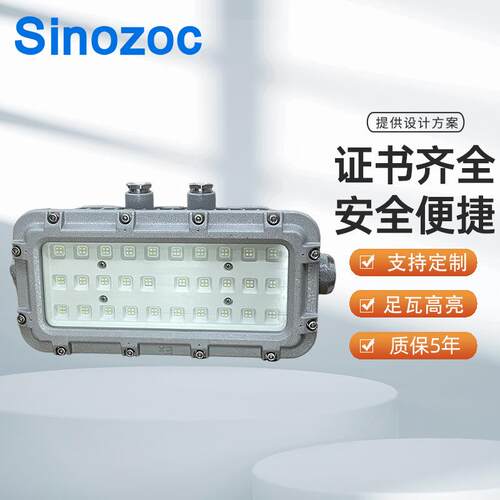 兆昌led防爆灯防水耐高温工厂车间加油站投光灯化工厂防爆照明灯