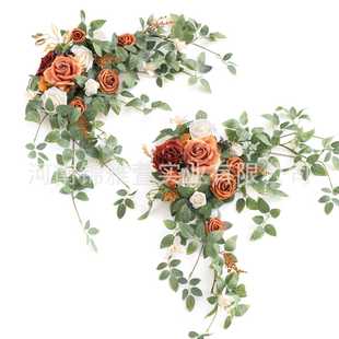 人造仿真桌花婚礼拱门家庭装饰背景仿真花厂家供货