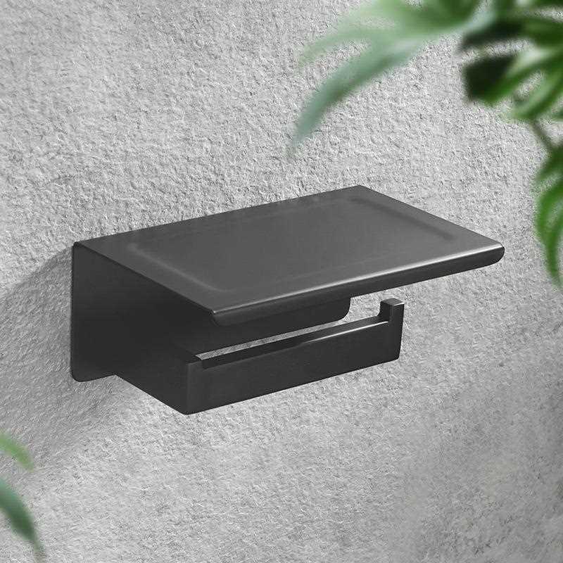 新款直销卫生间纸巾盒304不锈钢厕所放手机置物架酒店测试纸巾盒