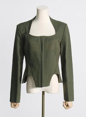 Fashionable temperament fishbone bra with waist slimming