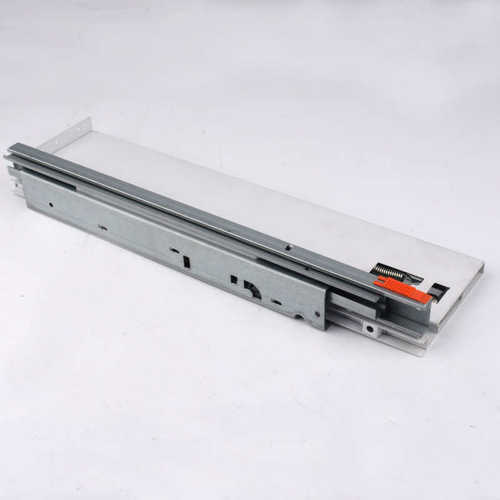 缓冲阻尼反弹骑马抽屉轨道侧板缓冲隐藏导轨抽屉可调节反弹骑马抽