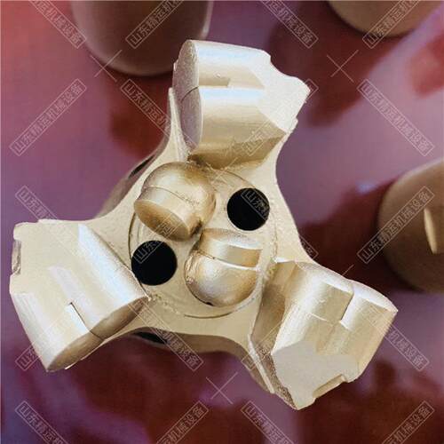 三翼金刚石钻头PDC复合片胎体钻头煤层岩石钢体φ75金刚石钻头