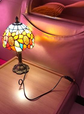 BC10现代简约地中海田园礼品台灯卧室咖啡厅灯具温馨学生床头小夜