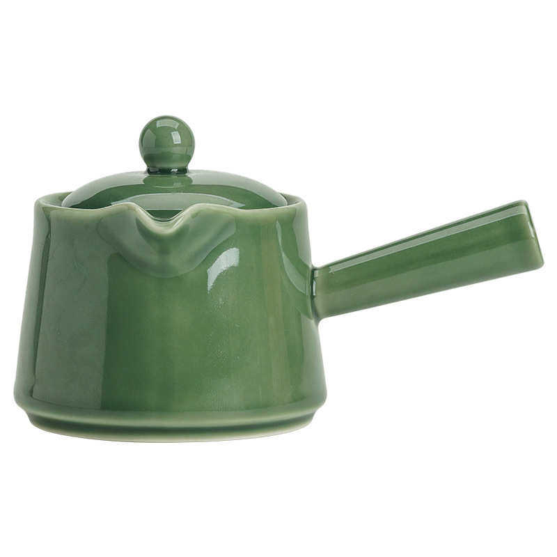 青璃无由侧把壶 日式办公家用陶瓷功夫茶具泡茶壶小单壶,餐饮具,茶壶,淘宝优惠券,粉丝福利购,淘宝优惠卷