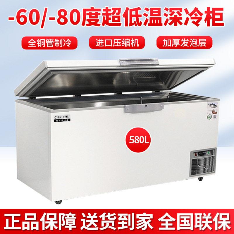 驰雪580升冰柜大容量商用冷柜家用冷藏全冷冻柜实验室超低温冷柜