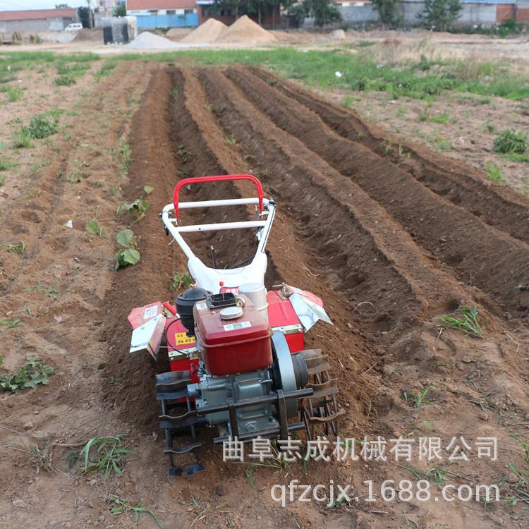 志成自走式四驱果园旋耕机机小型家用小型汽油微耕机田园管理机