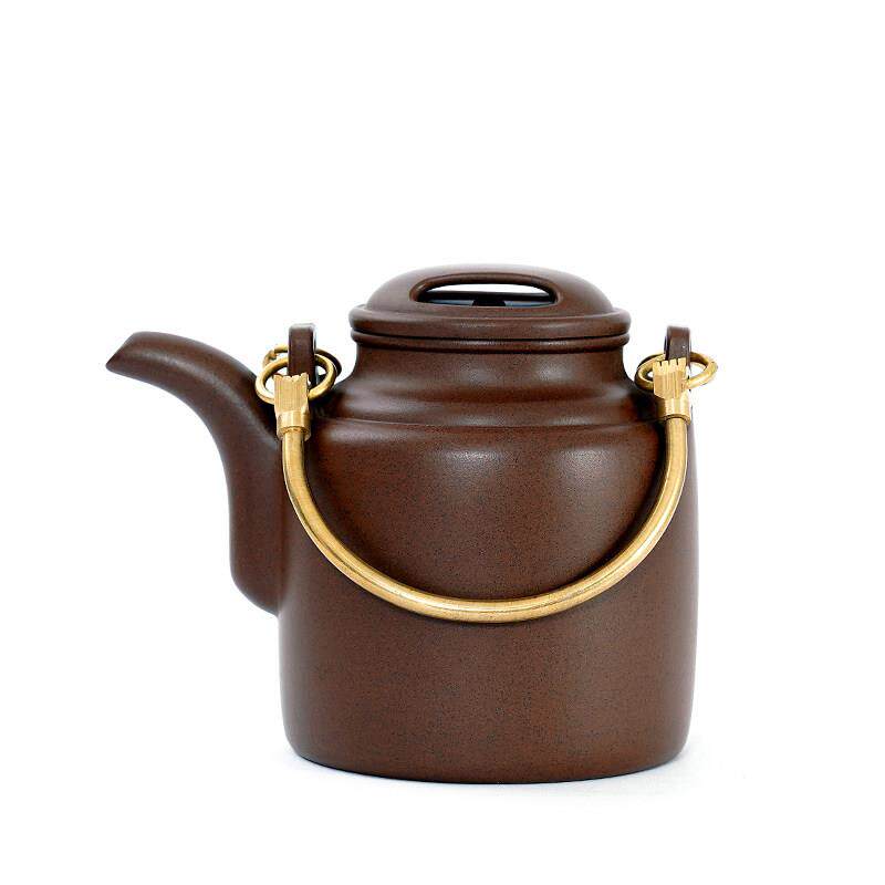 德纯家用煮茶壶泡茶壶原矿底槽清宜兴紫砂壶纯全手工提梁景舟洋桶