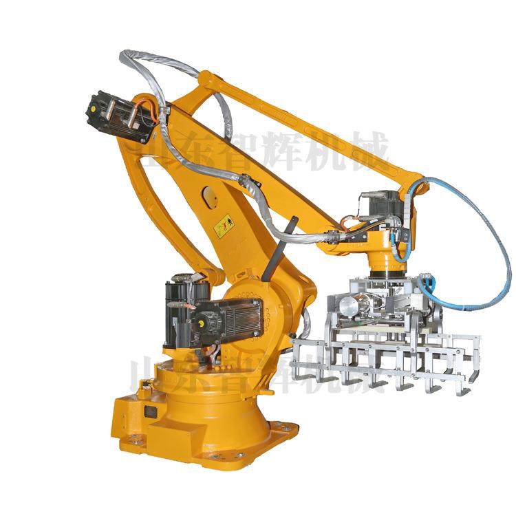 机械手码垛机发那科机器人码垛机山东智辉机械时产1200