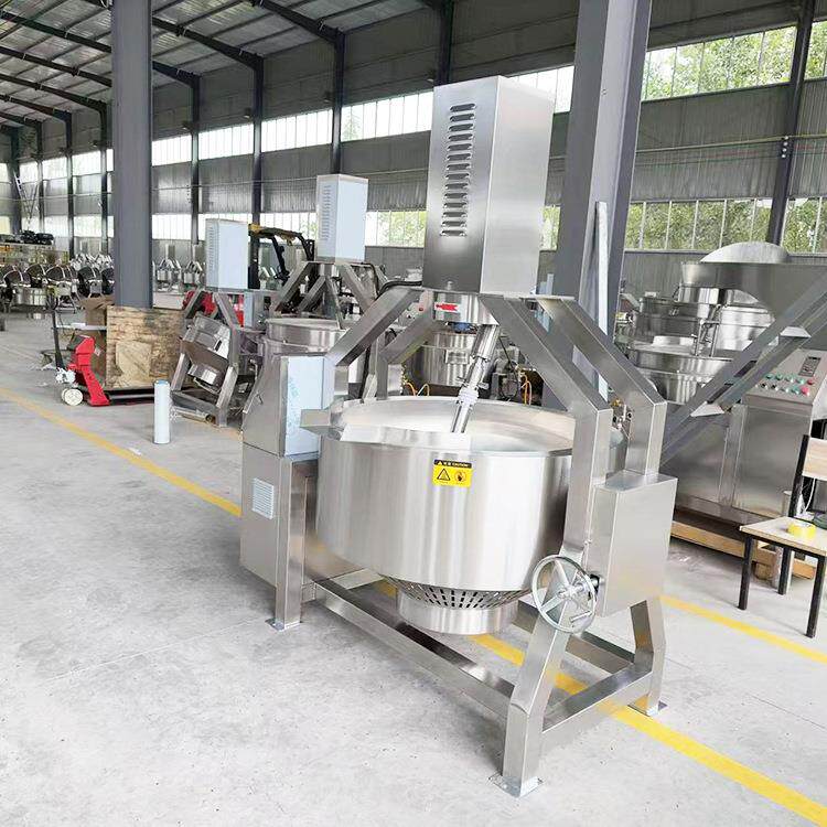 食堂搅拌炒锅 月饼汤圆内芯子搅拌炒锅 爆炒鱿鱼行星炒锅厂家