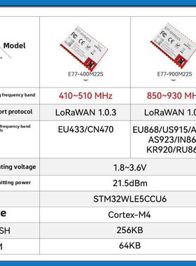 Lora扩展模块无线数据传输Lorawan低功耗远程通信Stm32Wle5芯片