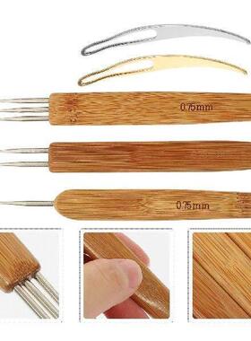 Crochet Needle for Dreads Long Hair DIY Hook Bamboo H