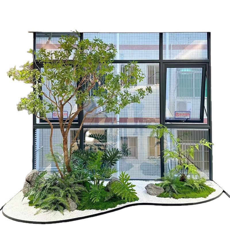 仿真马醉木室内外装饰摆件橱窗玄关景观吊钟假树大型绿植造景组合