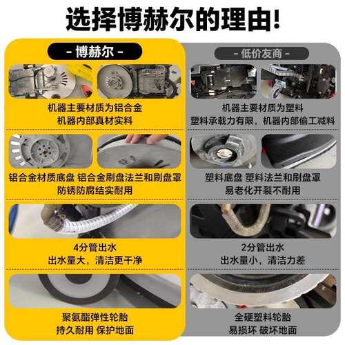 博赫X洗地机商尔用手间推式工业扫地机618工厂车用商2场电动吸拖