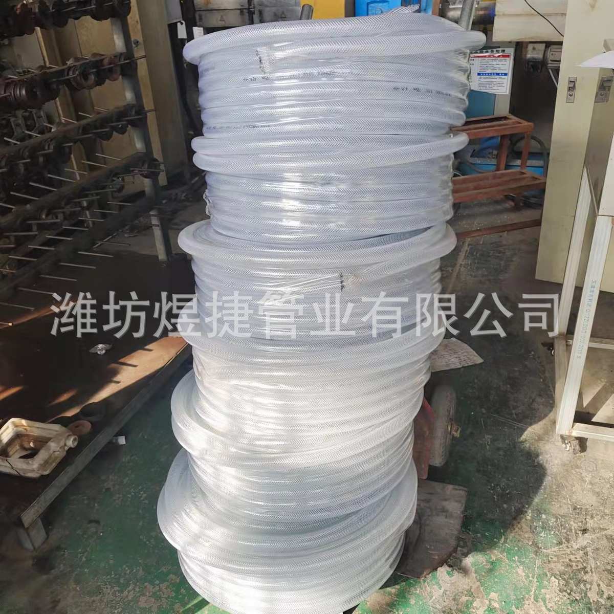PVC透明纤维增强软管 内径28㎜金属管塑料保护套 结实耐用 网纹管
