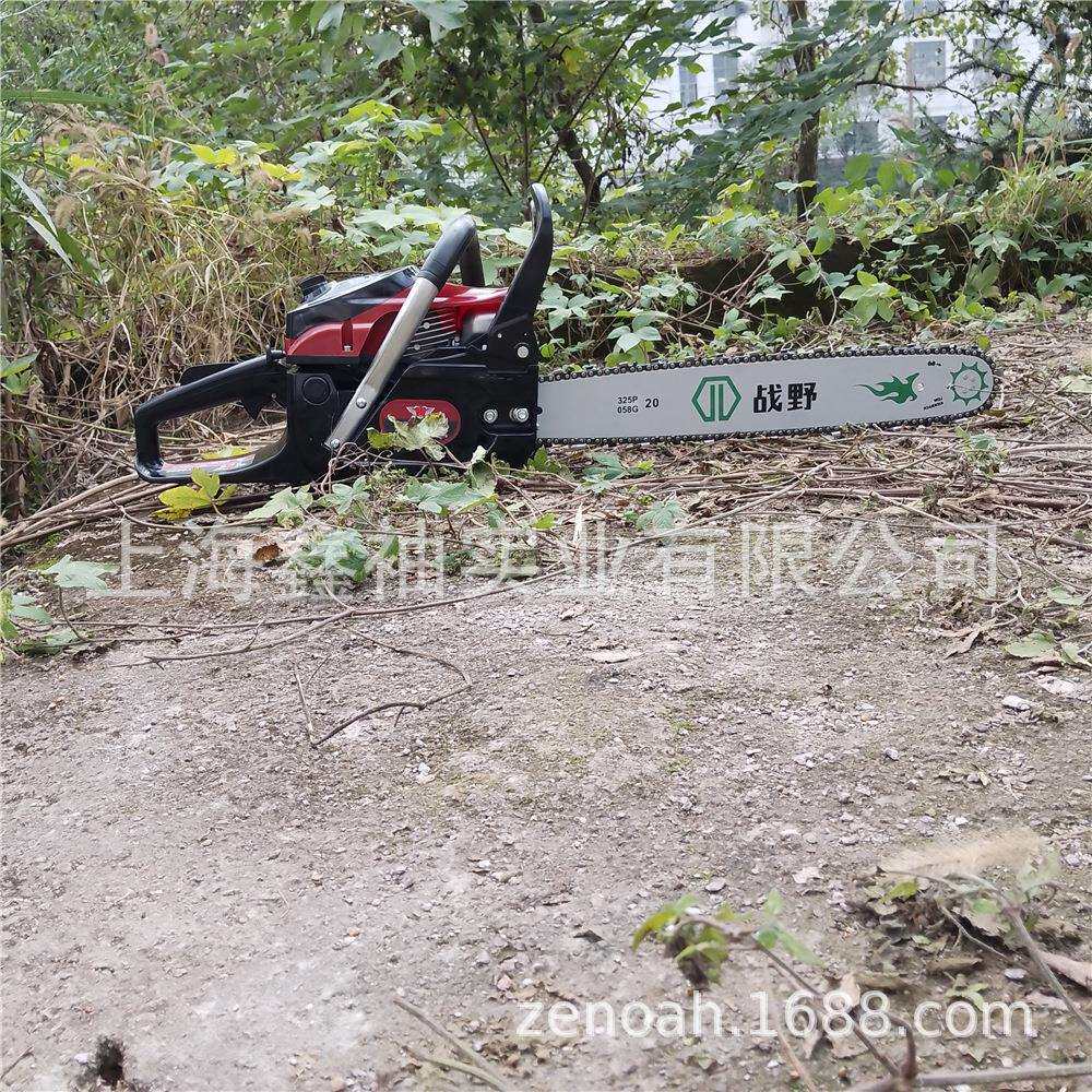 战野ZY8898油锯 大功率汽油动力链锯 户外木工锯 手提园林砍树机