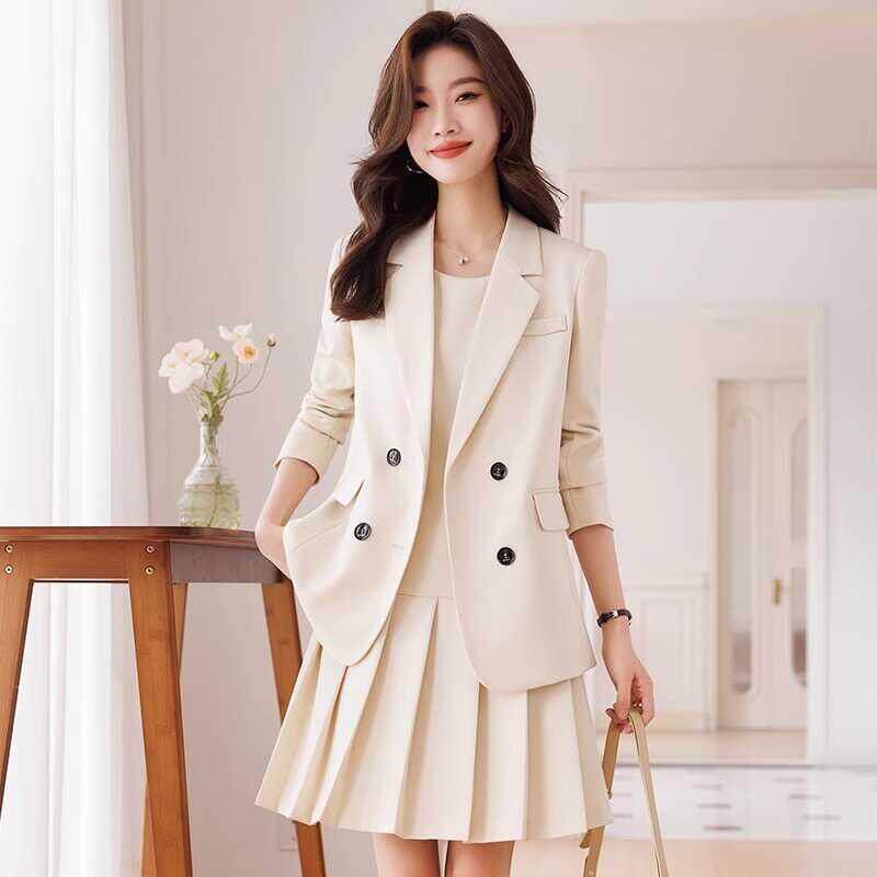 西装套装女2025新款职业气质女神范职场高级感时尚西服外套裙春秋