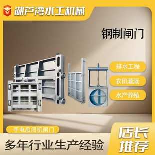 水利工程用圆形方形铸铁钢制闸门平面型水库止水闸门渠道钢制闸门