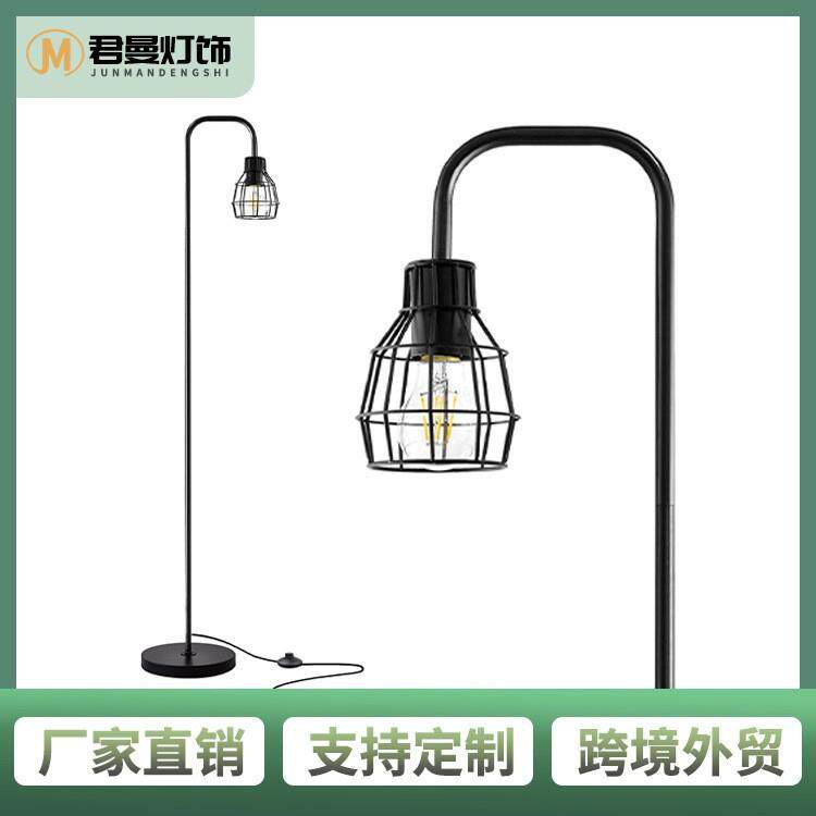 床头灯LED美式乡村复古USB充电按钮开关中山古镇卧室台灯